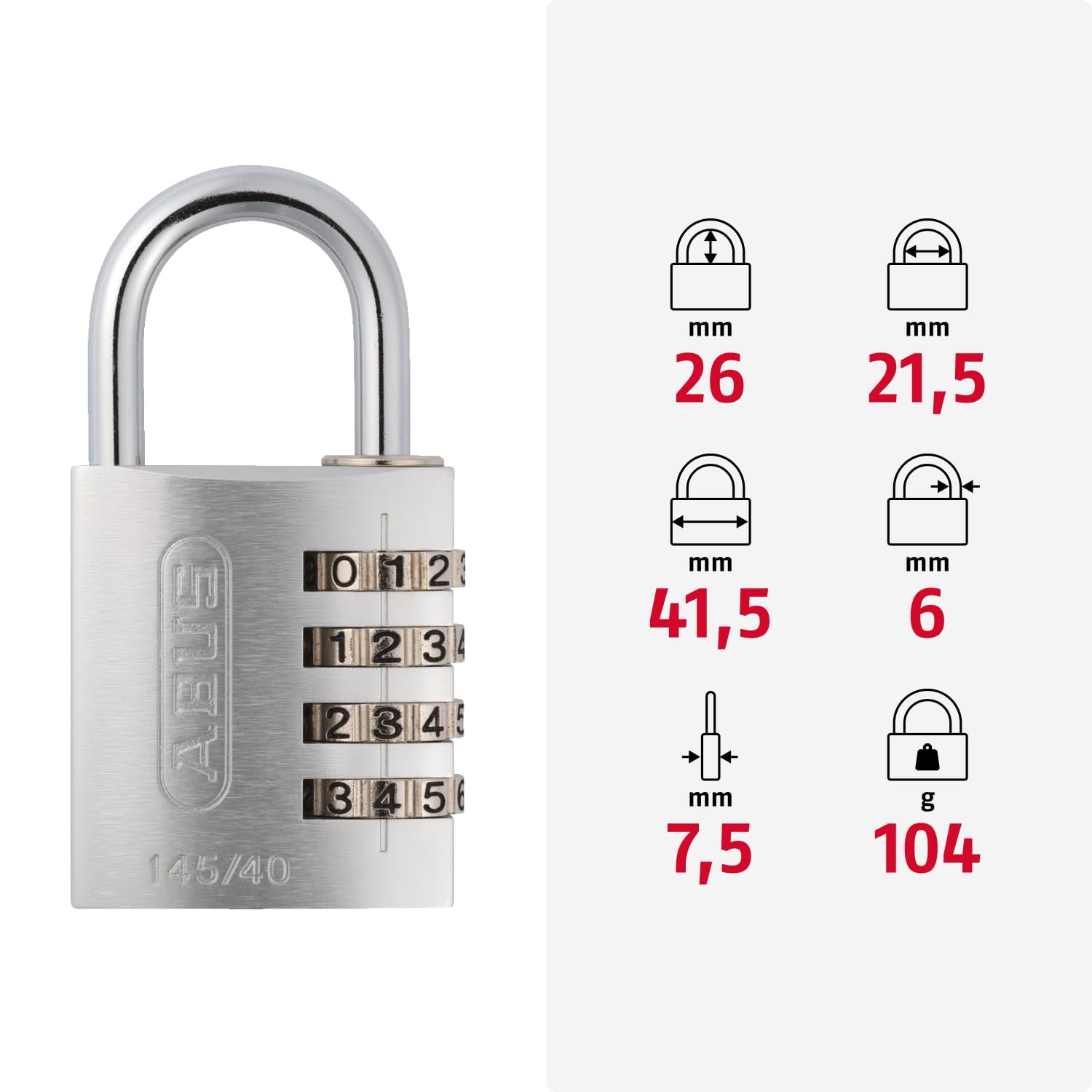 ABUS — Cadenas en aluminium violet – Image 3