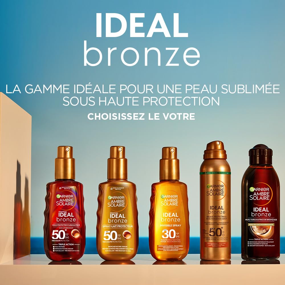 GARNIER Ambre Solaire Ideal Bronze — Brume protectrice FPS50+ – Image 5