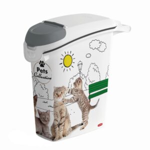 Curver PetLife Boîte à litière pour Chats 10 kg 50 x 23 x 49 cm Poignée Pratique