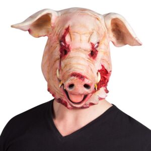 Boland CAT016 - Masque tête latex Cochon sanglant