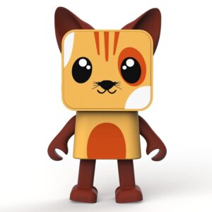 MOB – MOBILITY ON BOARD - Enceinte Bluetooth Dancing Animals Chat - Enceinte Dansante Puissance 3W - Connexion sans Fil - Kit Mains Libres…