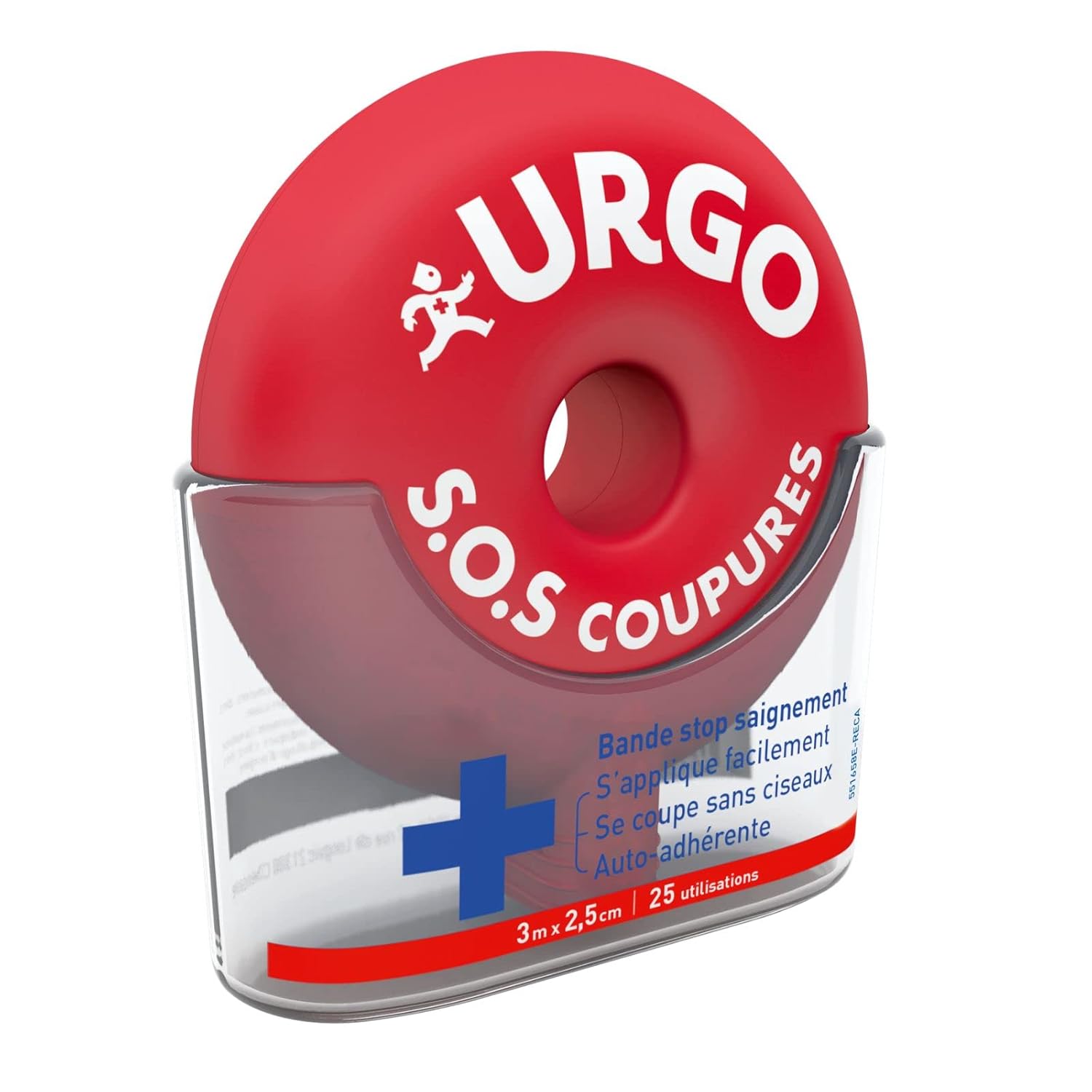 URGO SOS Coupures — Bande auto-adhérente 3 m x 2,5 cm