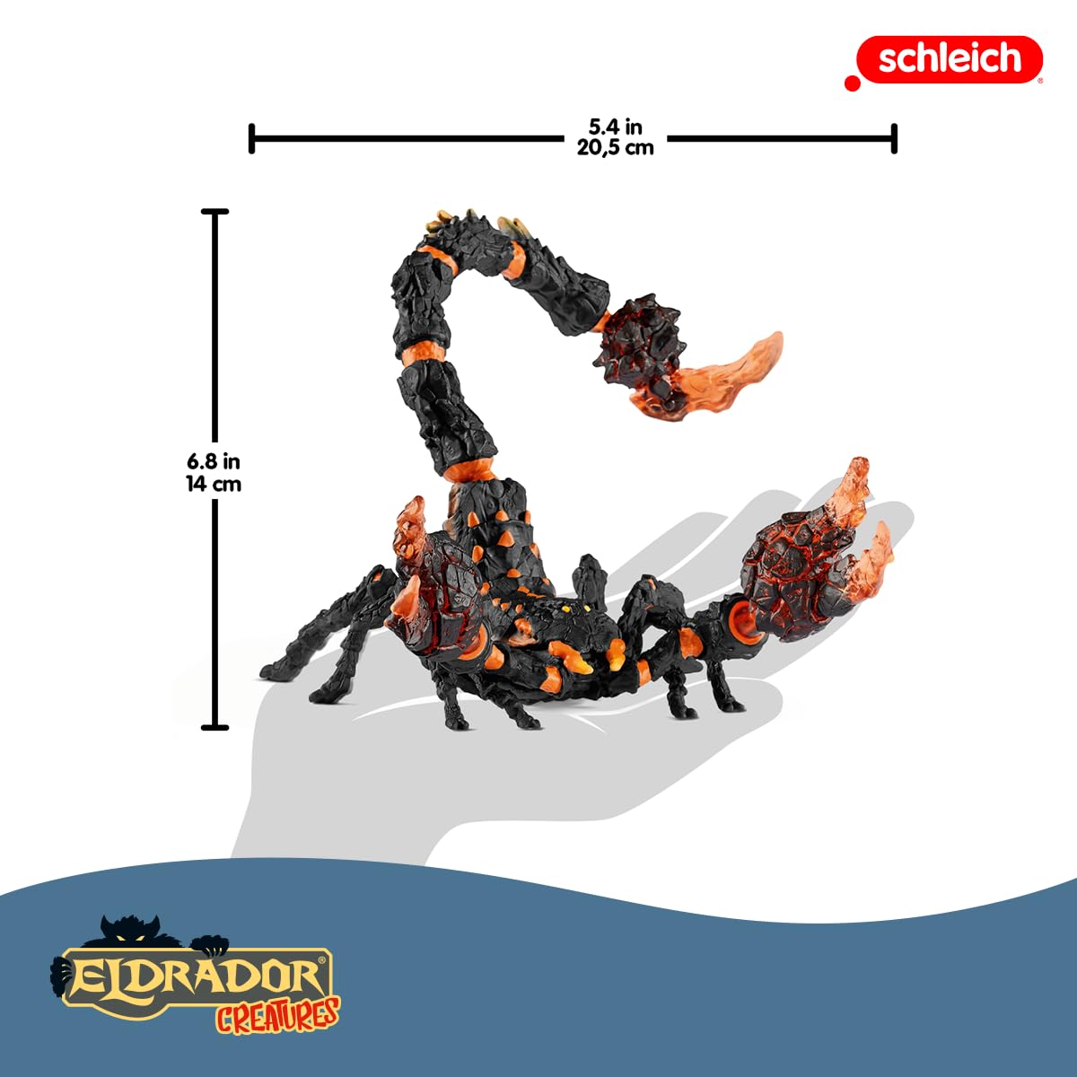 SCHLEICH Eldrador Creatures — Figurine Scorpion de lave – Image 3