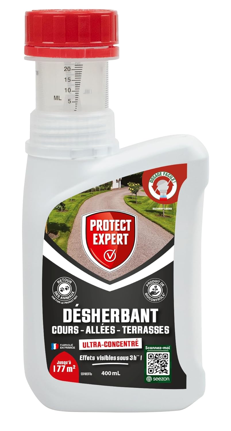 PROTECT EXPERT — Désherbant ultra concentré 400 ml jusqu’à 177 m²
