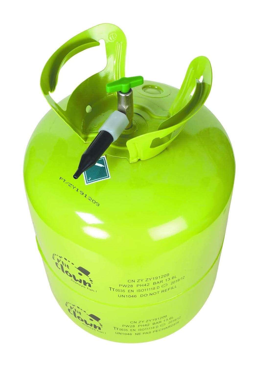 P'TIT CLOWN — Bouteille d’Hélium Jetable pour 50 Ballons – Image 2