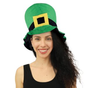 P'TIT CLOWN — Chapeau Haut de Forme Saint-Patrick Adulte Vert