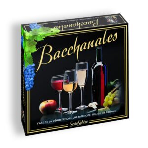 SentoSphère - BACCHANALES - Jeu de société - L'Art de la dégustation - 40 arômes - A partir de 18 ans - Fabriqué en France