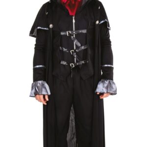 P'TIT CLOWN - 44015 - Costume Vampire Dandy - Dracula - Costume Halloween Adulte - Cosplay, Carnaval, Fêtes Costumées - Taille S/M