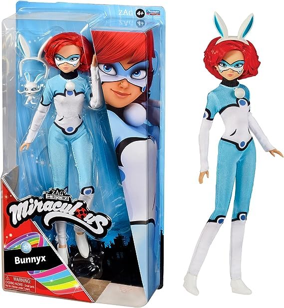 BANDAI Miraculous Ladybug — Poupée Bunnyx articulée 26 cm – Image 4