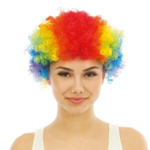 P'TIT CLOWN 68100 Perruque Pop (Multicolored)