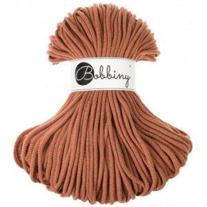 Bobbiny Corde Macramé Tressée Premium 5mm (Terracotta) 100m