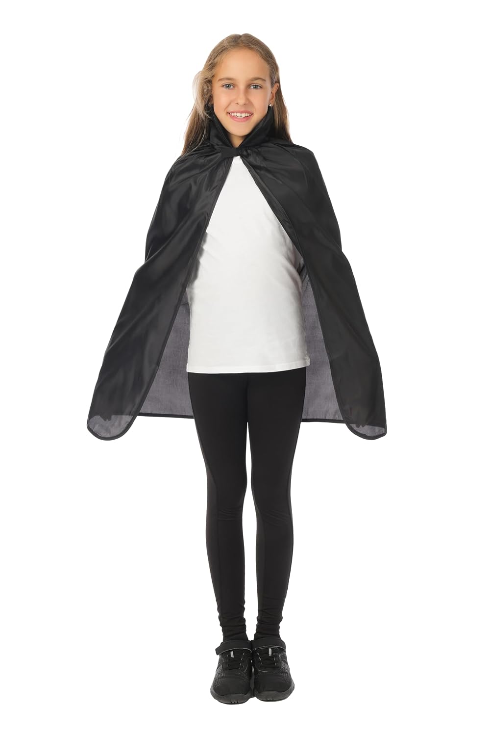 P'TIT CLOWN — Cape en Tissu Enfant Noir 90 cm Taille M – Image 3