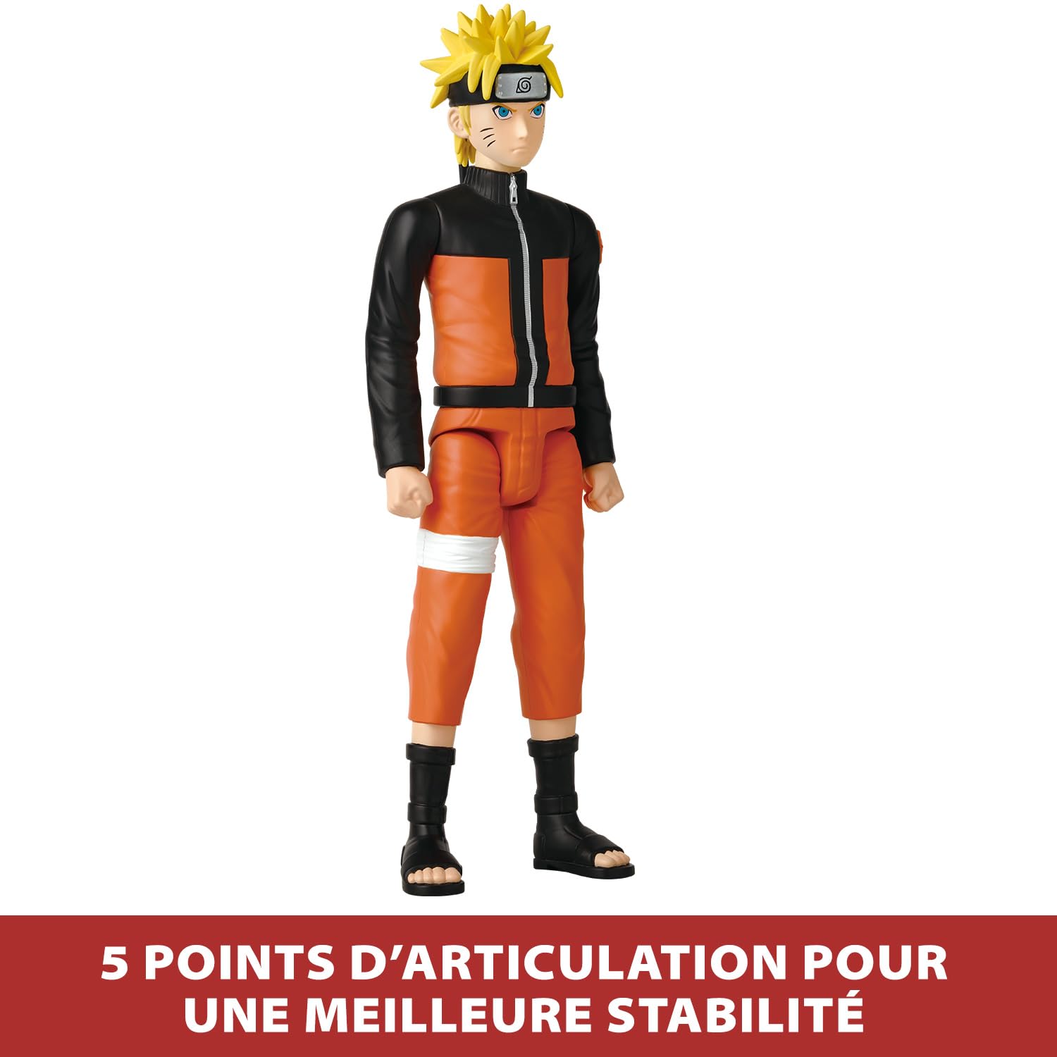 BANDAI Anime Heroes Mega — Figurine Naruto Uzumaki 30 cm – Image 4