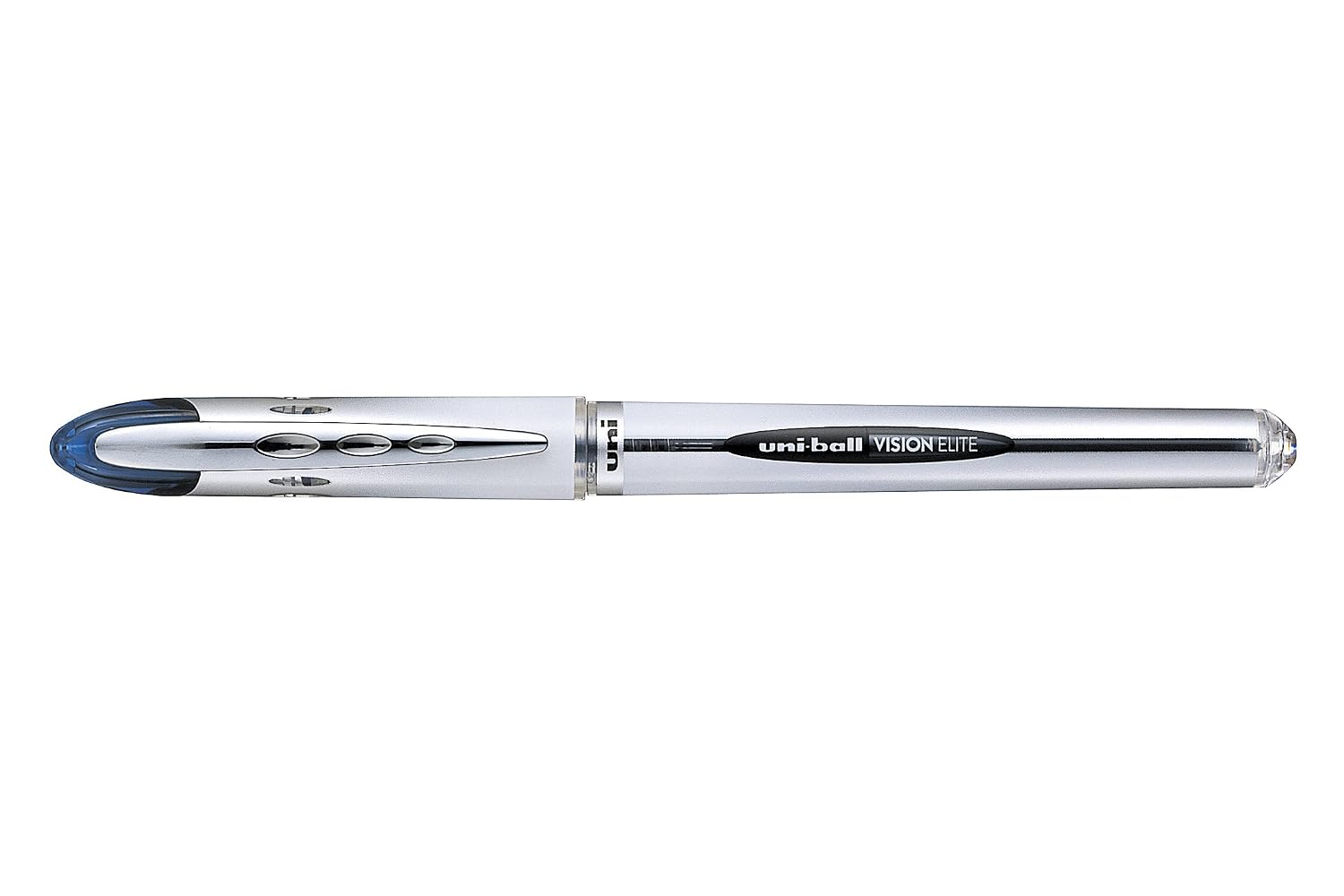 uni-ball Vision Elite UB-200 Lot de 3 stylos à bille à pointe moyenne 0,8 mm pour écriture manuscrite, dessin, art et coloriage Bleu – Image 2