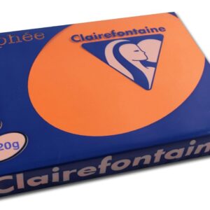 Clairefontaine 1763C Lot de 250 feuilles de papier Trophee A4 120 g/m² (Orange) (Import Allemagne)