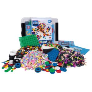 PLUS PLUS - Coffre découverte Jeu de Construction - 4000 pièces et Roues GO! - PP3903