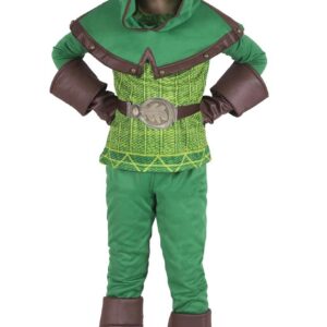 P'TIT CLOWN - Déguisement Robin des Bois™ Enfant - Licence Officielle - Robin Hood Costume - Costume Archer - Parfait pour Anniversaire, Carnaval, Cosplay, Halloween, Fête Costumée (10-12 ans)