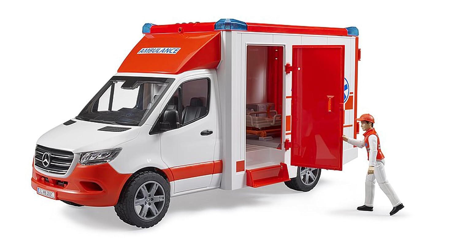 BRUDER Mercedes-Benz Sprinter — Ambulance son et lumière – Image 4
