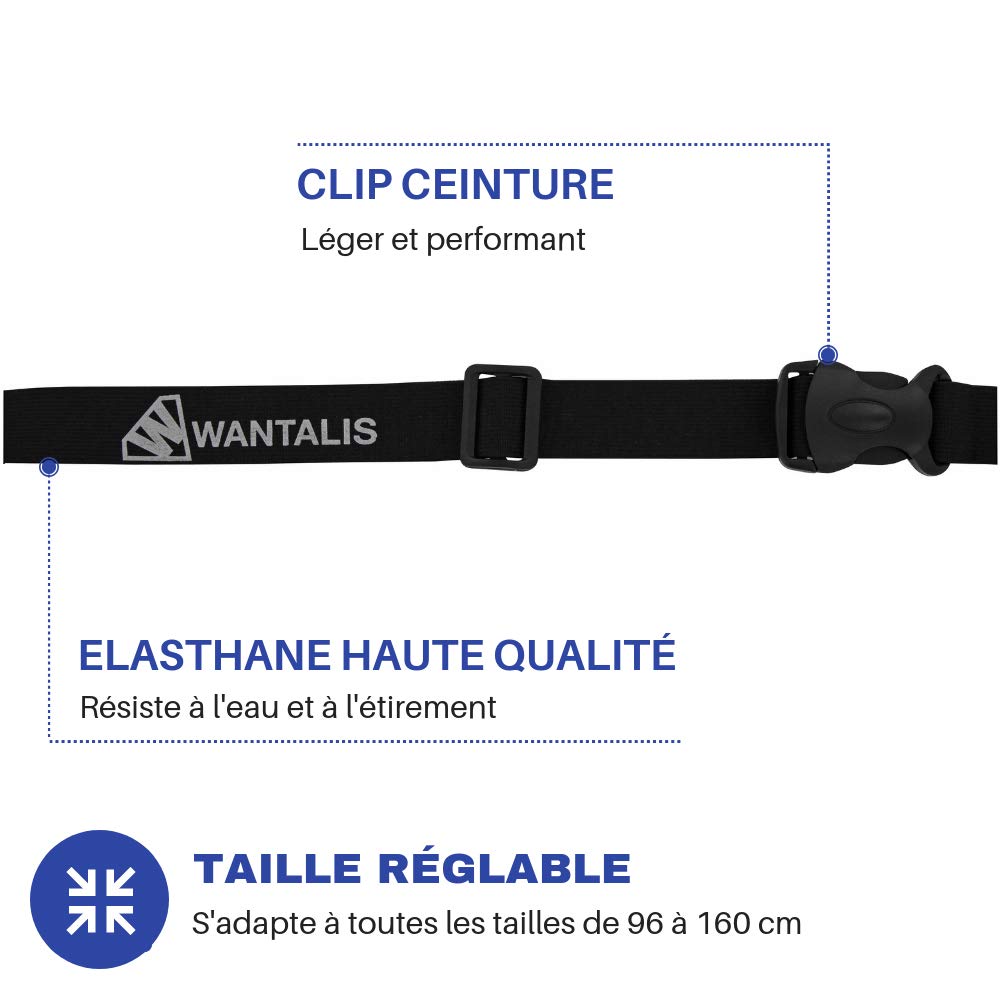 WANTALIS Xtens — Porte-dossard sans épingles taille unique – Image 3