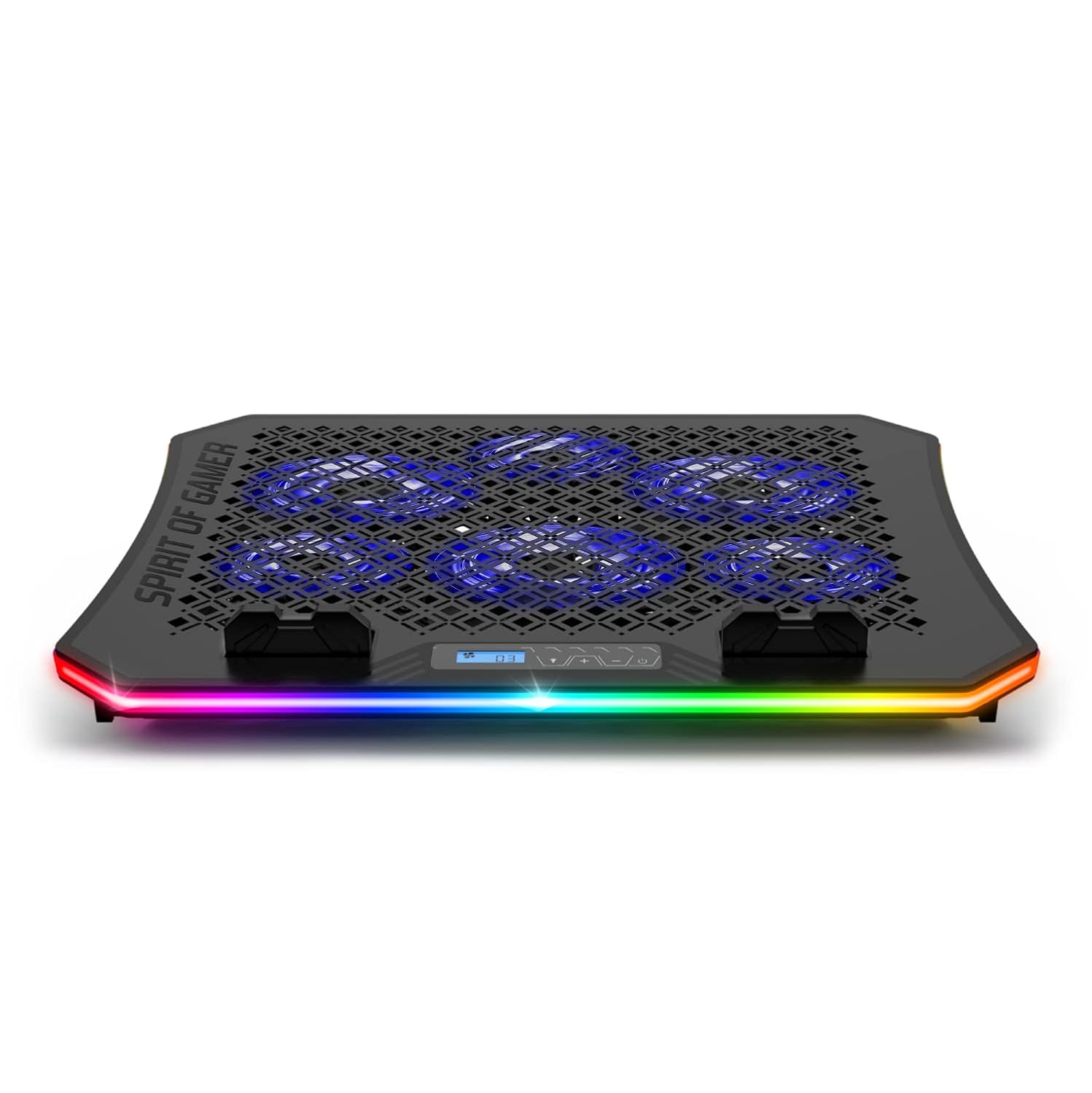 SPIRIT OF GAMER AIRBLADE 1200 — Support PC portable ventilé RGB – Image 6