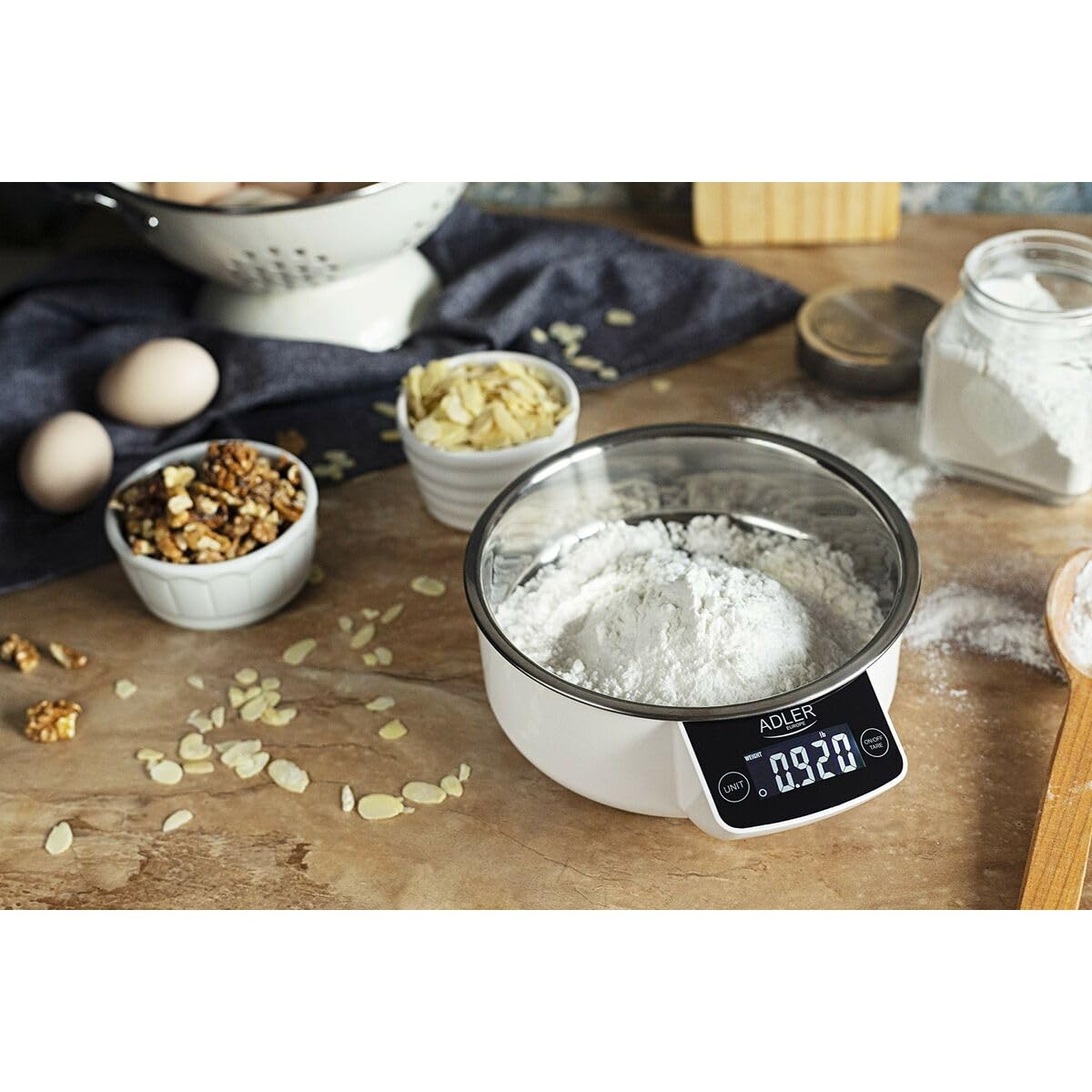 ADLER AD 3166 — Balance de cuisine avec bol inox 900 ml – Image 4