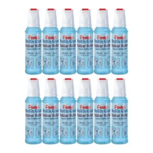 Pentel ER153-S Lot de 12 Colles liquides inodores et transparentes - Flacon bleu - 30mL