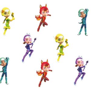 P’TIT CLOWN - Accessoires Décoration d’Anniversaire Enfant - Petronix - Licence Officielle - Assiettes, Gobelets, Serviettes, Confettis, Sachets, Cartes d’Invitation (Confetti de table x40)