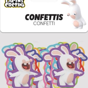 Alternative view of P’TIT CLOWN — Confettis de table Lapins Crétins x40