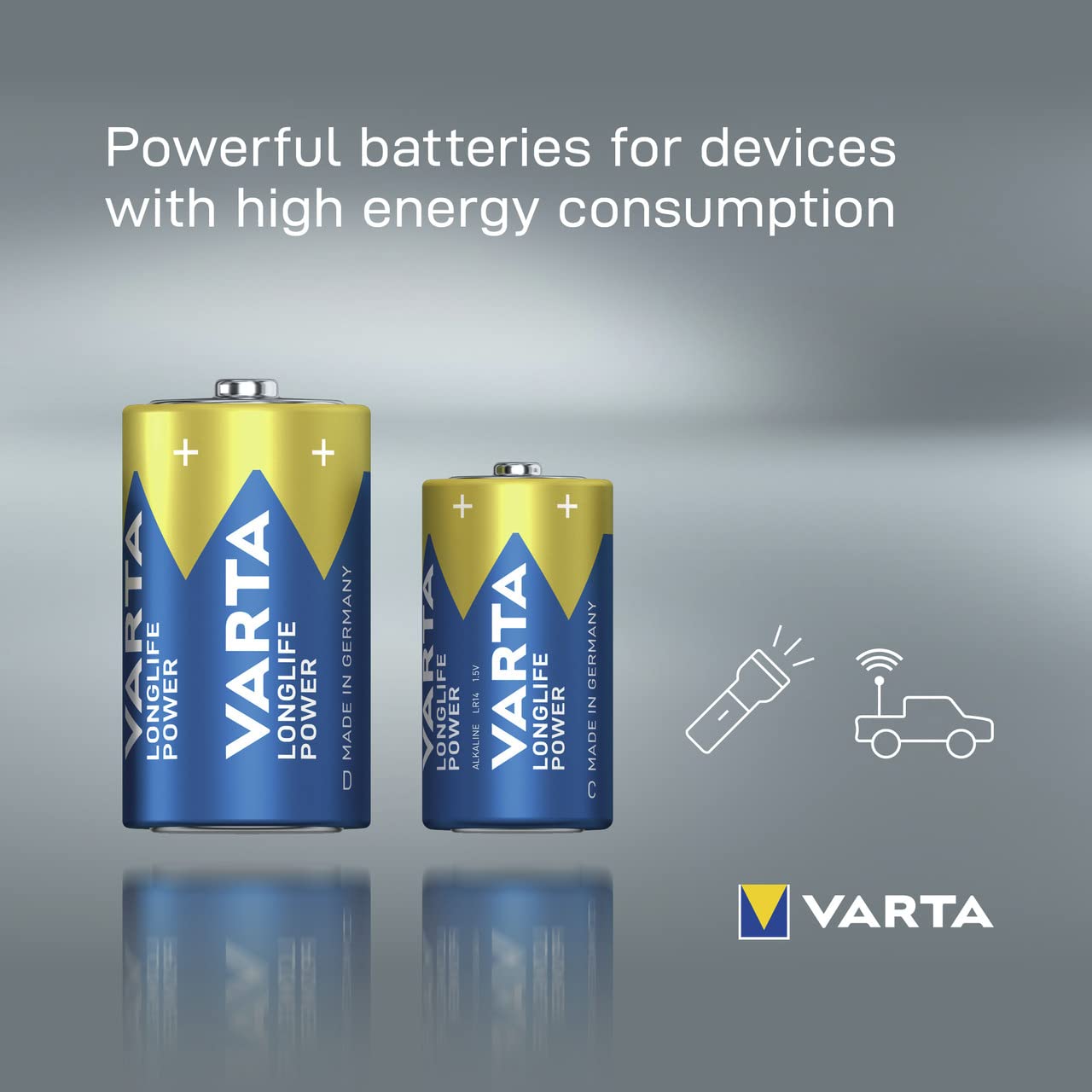 VARTA Longlife Power — Piles C LR14 Alcalines x2 – Image 2
