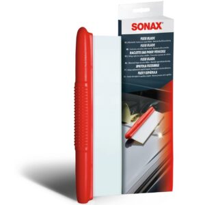 SONAX Raclette Eau pour véhicule (1 pièce) séchage Rapide et préservation des Surfaces | Silicone Flexible | Réf: 04174000