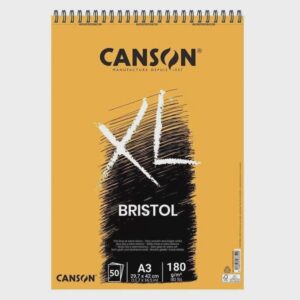 CANSON XL Bristol - Album 50 feuilles A3 180g/m² - Extra blanc
