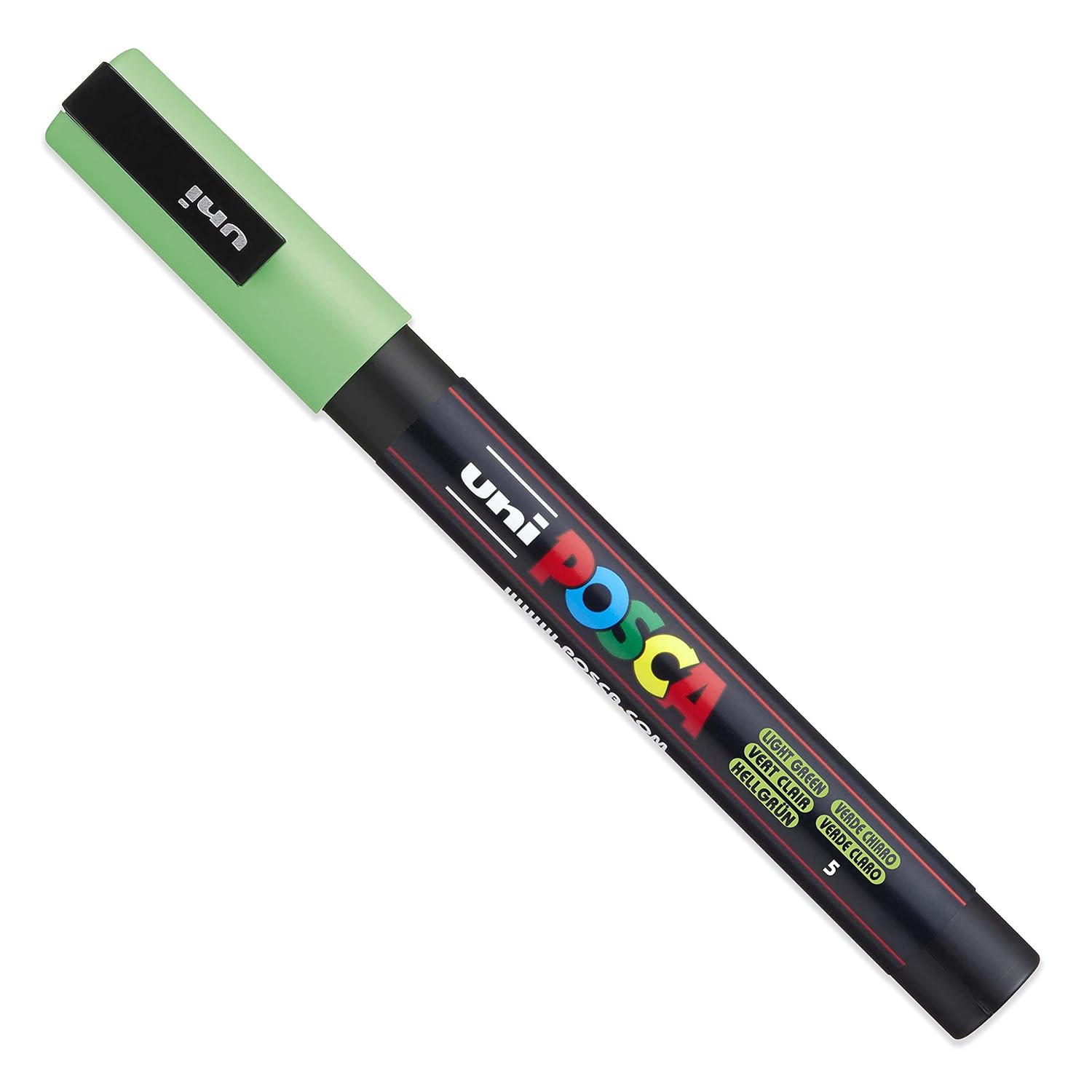 Posca Lot de 4 marqueurs de peinture PC-3M dans une pochette en plastique - Tons verts – Image 3