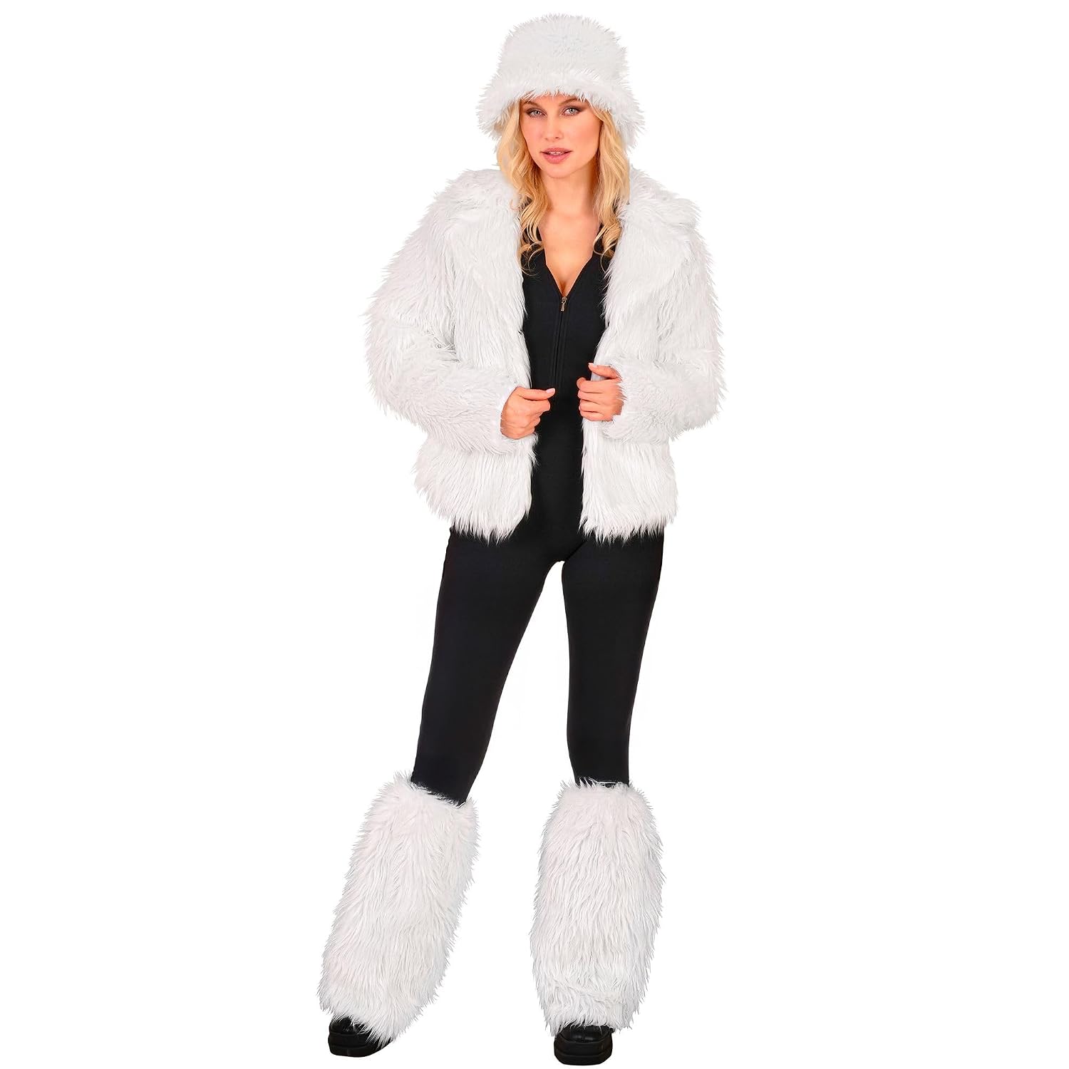 W WIDMANN MILANO — Jambières en Peluche Blanches Adulte – Image 3