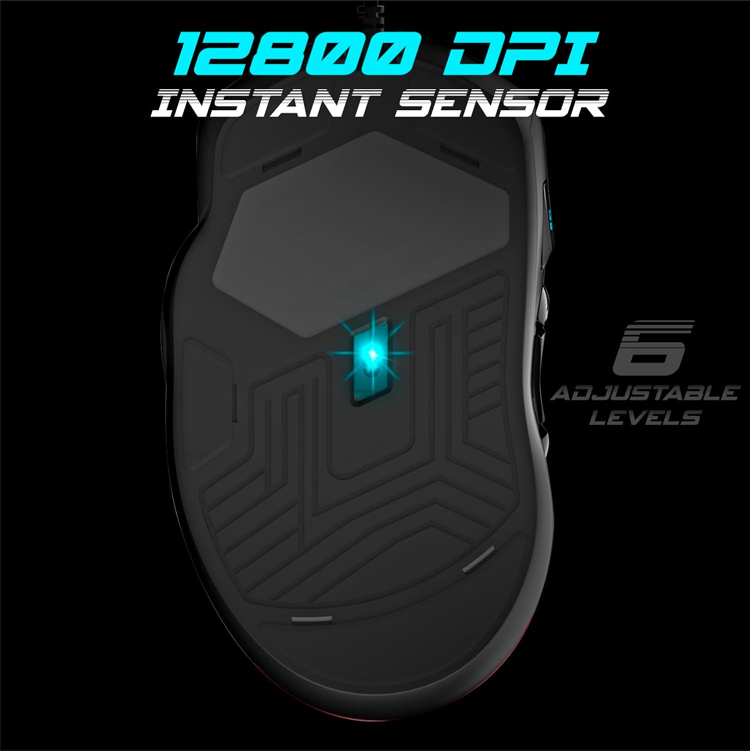 SPIRIT OF GAMER Elite M30 — Souris Gamer Filaire 12800 DPI – Image 2