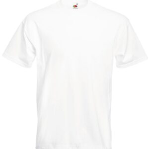 Fruit of the Loom Super Premium T-Shirt à Manches Courtes pour Homme L Blanc