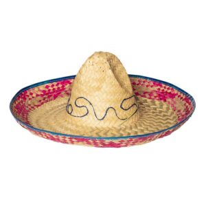 Boland 95424 Sombrero Salvatore, Taille Unique, diamètre 52 cm, Mexicain, Gaucho, Carnaval, fête à Devise
