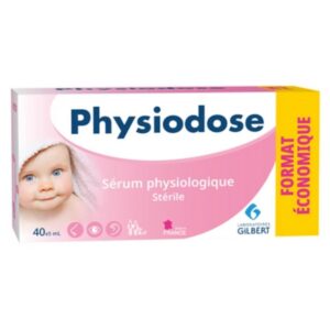 PHYSIODOSE — Sérum physiologique 40 unidoses de 5 ml