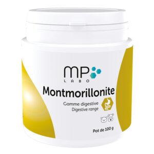MP Labo Montmorillonite Pot de 100 g - Participe au Bon Fonctionnement de la Fonction Digestive pour Chien et Chat