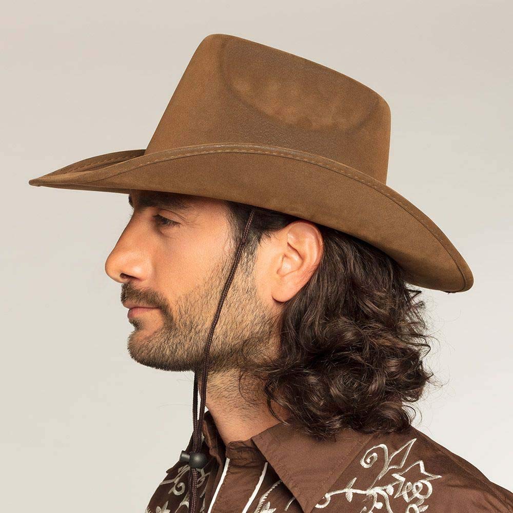 BOLAND — Chapeau de Cowboy Adulte marron foncé – Image 3
