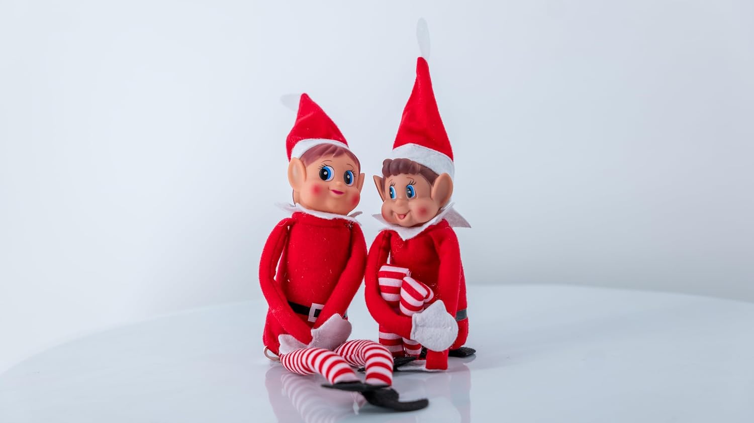 CHAKS — Lot de 2 elfes farceurs de Noël en peluche – Image 3