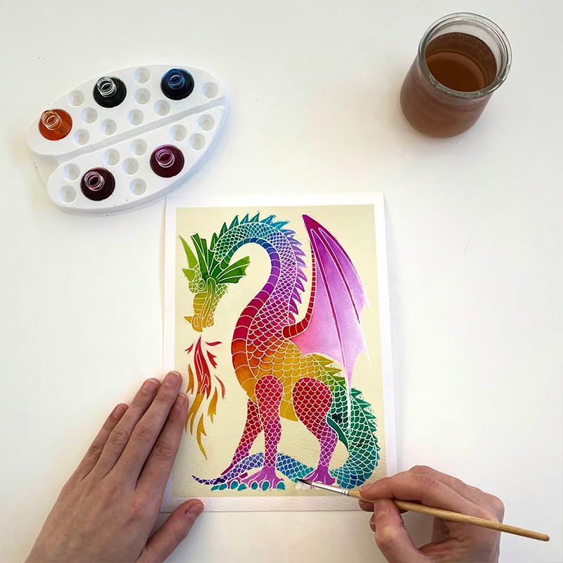 SENTOSPHÈRE AQUARELLUM JUNIOR — Kit Peinture Dragons – Image 4