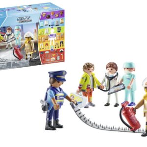 Playmobil 71400 My Figures: Héros du Quotidien, 5 Personnages avec Plus de 1000 Combinaisons possibles, avec de Nombreux Accessoires pour Une créativité Infinie. Jouet éducatif dès 5 Ans