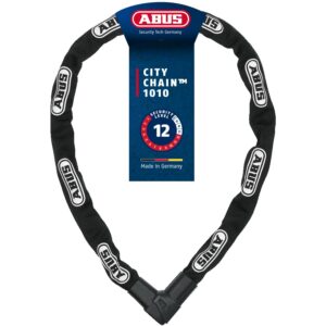 ABUS Antivol à chaîne CityChain 1010 - Antivol vélo en acier trempé - Niveau de sécurité 12