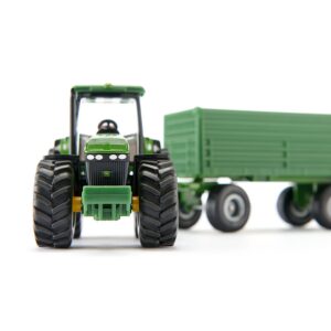 Alternative view of siku 1953, Tracteur John Deere avec Remorque, 1:50, Métal/plastique, Vert, Combinable avec les modèles siku de la même échelle