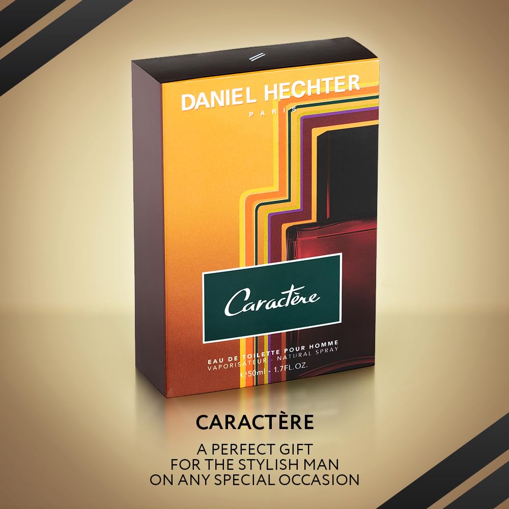 DANIEL HECHTER — Eau de Toilette Homme Caractère 50 ml – Image 4