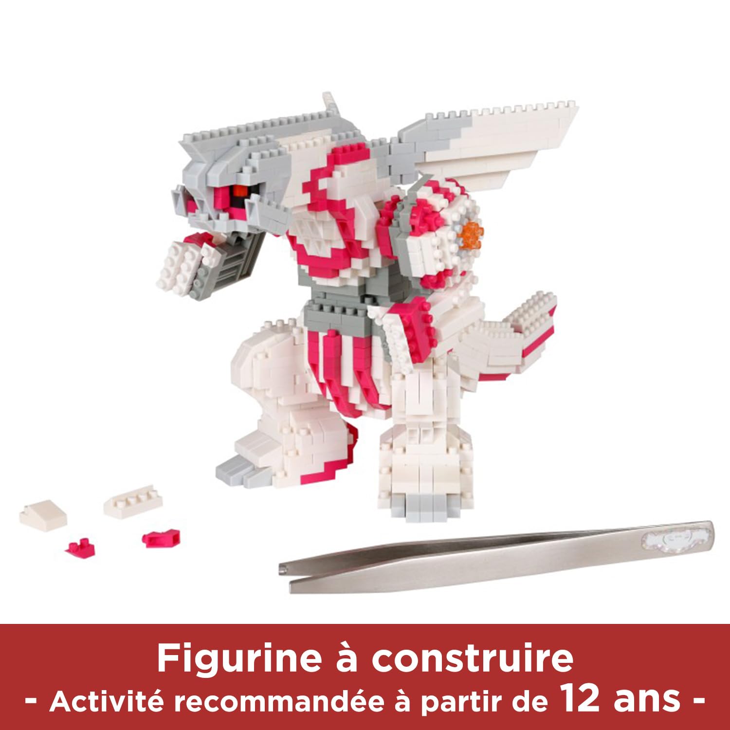 BANDAI Nanoblock — Figurine Pokémon Palkia 1050 pièces – Image 2