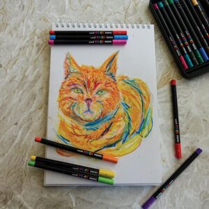 Alternative view of UNI-BALL — Trousse 24 Crayons Cake