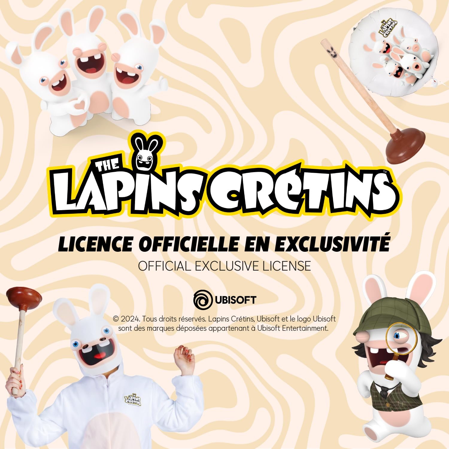 P’TIT CLOWN — Gobelets Lapins Crétins x8 – Image 3