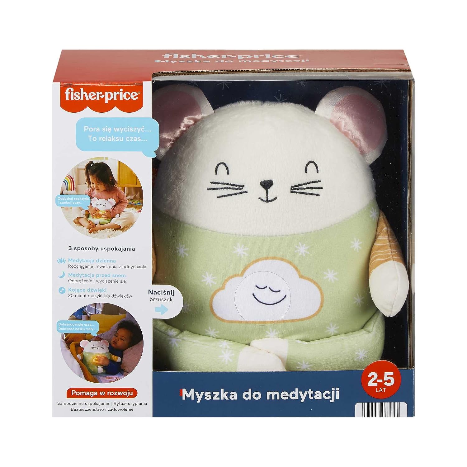 FISHER-PRICE — Peluche Souris de Méditation sonore lumineuse – Image 5