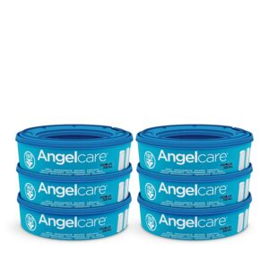 Angelcare Recharges pour Poubelles à couches, Lot de 6